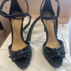 Alexandre Birman Clarita Metallic Sandals 37.5